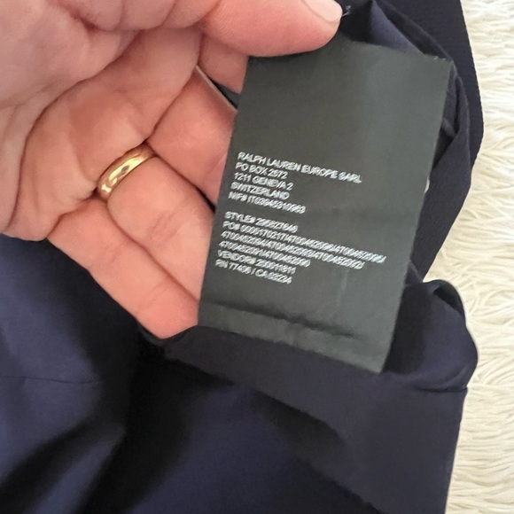 Club Monaco Navy Blue Bell Sleeve Sheath Dress - Size 00 - Picture 10 of 10